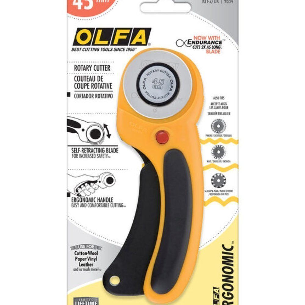 OLFA Ergonomic 45mm Rotary Cutter